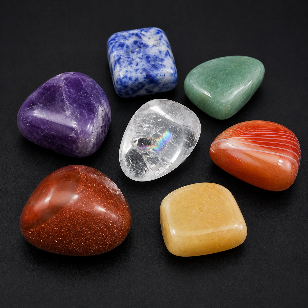 Seven-Stone Ritual Set I (13–18mm)