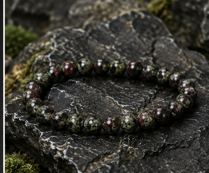Dragon Blood Jasper Bracelet I (10mm)