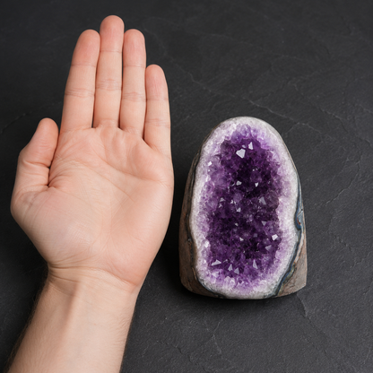 Natural Amethyst Crystal Cluster I (100–300g)