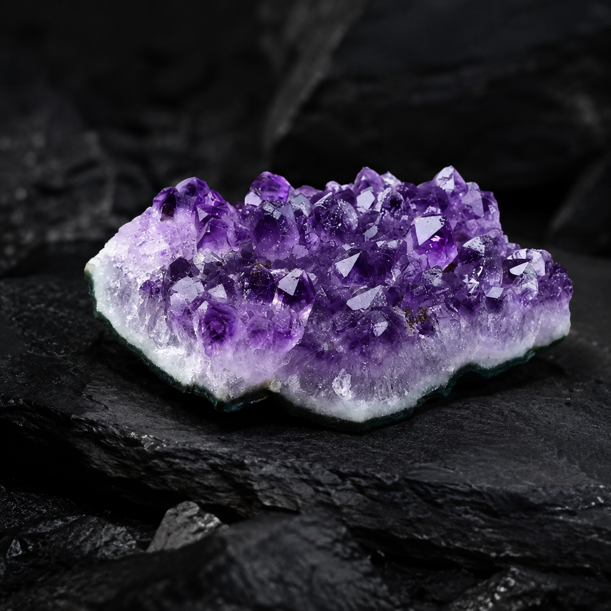 Natural Amethyst Geode Slice I (100–120g)