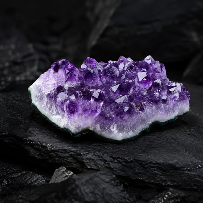 Natural Amethyst Geode Slice I (100–120g)