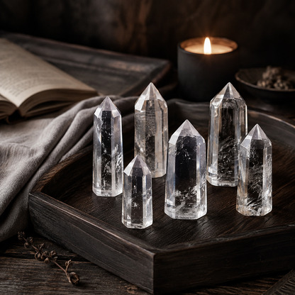 Natural Clear Quartz Point I (5–6cm)