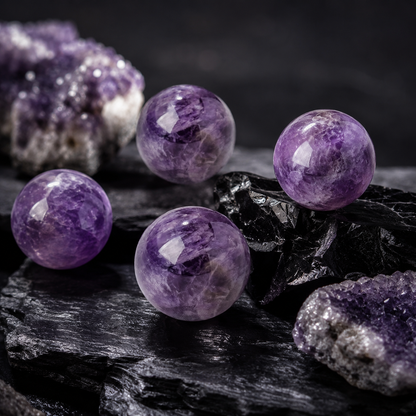 Natural Amethyst Sphere I (30mm)