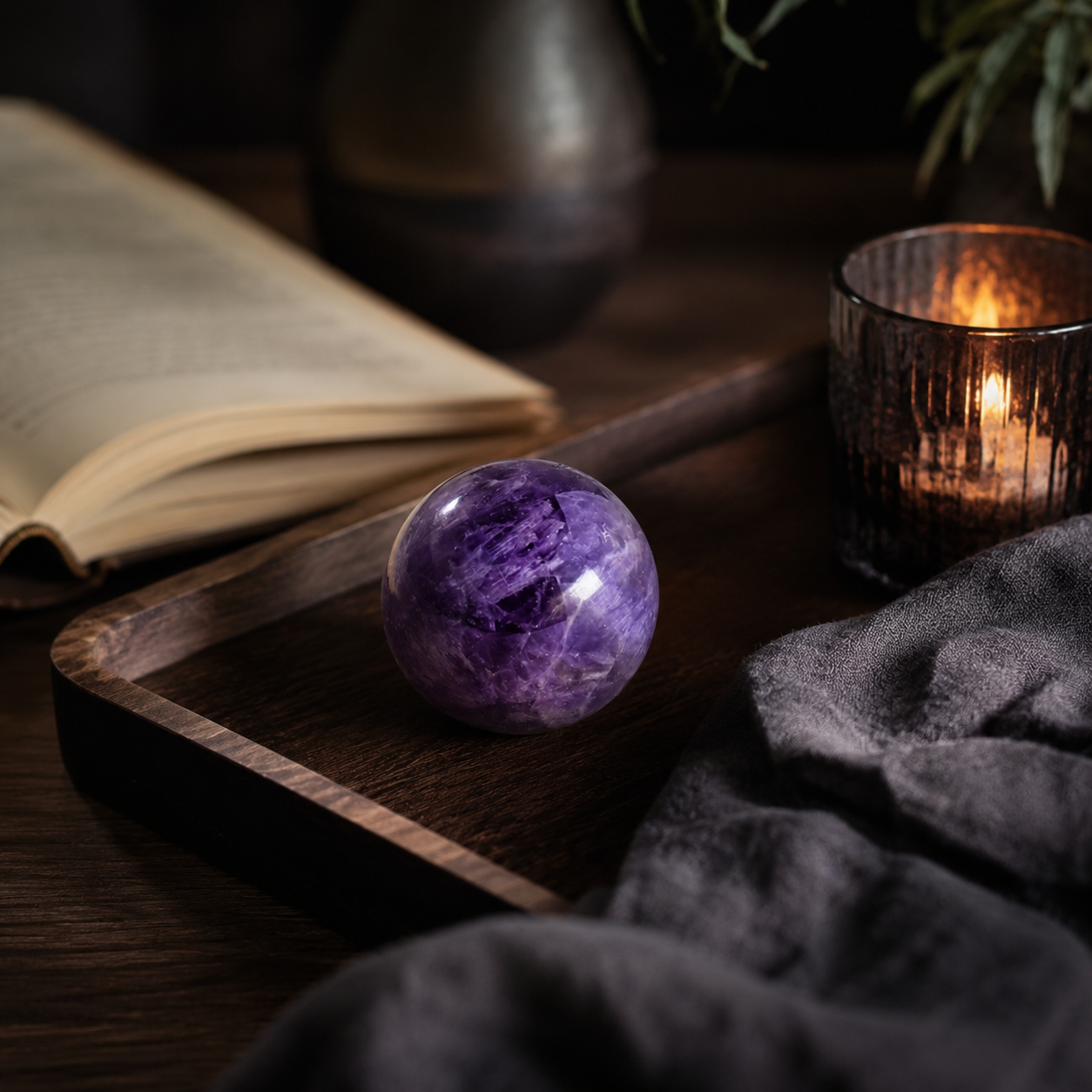 Natural Amethyst Sphere I (30mm)